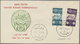 Syrien: 1955, Rotary Complete Set Of Four Imperf Stamps On Two FDC, Fine And Scarce - Syrie