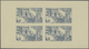 ** Syrien: 1955, River Euphrat With Citadel And Dam Complete Set Of Three Miniature Sheets, Mint Never Hinged And Very S - Syrie