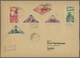 Br Tannu-Tuwa: 1936 Airmail Stamps 50k. And 75k.(Zeppelin) Along With Three Postage Stamps (5k., 10k. And 25k.) On Regis - Touva