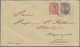 Br Thailand: 1903, Used In Singapore, 10a. On 24a. Lilac/blue And 4a. Carmine On Cover From "SINGAPORE SE 21 1903" To Tr - Thaïlande