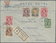 Br Thailand: 1922. Illustrated Registered Envelope Heade &lsquo;Hotel Royal, Bangkok' Addressed To Switzerland Bearing S - Thaïlande