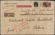 Thailand: 1932, 1 B. And 25 S. Tied "BANGKOK G.P.O. G 14.11.33" To Insured (valeur Declaree.) Front Cover With Respectiv - Thaïlande