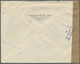 Br Thailand: 1941. Censored Envelope To The United States Bearing SG 294, 15s Blue And Grey Tied By Bilingual Bangkok G. - Thaïlande