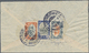 Br Thailand: 1941. Censored Air Mail Envelope Addressed To The U.S.A. Bearing SG 295, 25s Orange And Slate, SG 296, 50s - Thaïlande