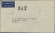 Br Thailand: 1941. Censored Air Mail Envelope Addressed To The U.S.A. Bearing SG 295, 25s Orange And Slate, SG 296, 50s - Thaïlande