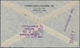 Br Thailand: 1946 Airmail Envelope From Bangkok To Chicago, Ill., U.S.A. Franked With 1928 3b., 1b. And 15s. All Tied By - Thaïlande