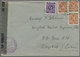 Br Thailand: 1946-47: Two Censored Covers From Germany To BANGKOK, 1946 From Bremen Franked 75pf. And 1947 From Wetzlar - Thaïlande