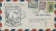 Br Thailand: 1947/1952, Four First Flight Covers Bearing Some Different Definitives Up To 3b. All Used From Bangkok To G - Thaïlande