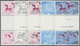 ** Thailand: 1998. Progressive Proof (9 Phases Inclusive Original) In Vertical Gutter Pairs For The Two 12b Values Of Th - Thaïlande