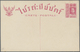 GA Thailand - Ganzsachen: 1913 Postal Stationery Cards 5s. Brown, 6s. Deep Rose And Double Card 6+6s. Deep Rose All Fine - Thailand