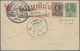 GA Thailand - Ganzsachen: 1928 Postal Stationery Card 3s. Green Used On 1929 First Flight From Bangkok To Nong-Khai, Upr - Thailand