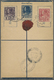 GA Thailand - Ganzsachen: 1937. Registered Postal Stationery Envelope 15s Blue Upgraded With SG 254, 5s Violet And SG255 - Thailand