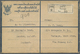 GA Thailand - Ganzsachen: 1937. Registered Postal Stationery Envelope 15s Blue Upgraded With SG 254, 5s Violet And SG 25 - Thailand