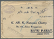 Br Thailand - Stempel: 1931.MISSENT TO BANGKOK: Cover From India Addressed To Batu Bahat, Johore State, Malaya. Missent - Thailand