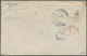 Br Thailand - Besonderheiten: Incoming Mail, Pre-UPU To Siam: 1877, France, Type Sage 25 C. Ultra (4) Tied "ST. QUENTIN - Thailand