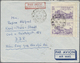 Br Vietnam-Nord (1945-1975): 1956, Railway-line Hanoi/Muc-Nam-Quan 300 D Vertical Pair On Airmail-letter Sent From "HA-N - Vietnam