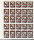 ** Schardscha / Sharjah: 1972. Progressive Proof (5 Phases) In Complete Sheets Of 25 For The First 1r Value Of The APOLL - Sharjah