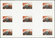 ** Schardscha / Sharjah: 1972. Progressive Proof (6 Phases) In Complete Sheets Containing Gutter Pairs For The First 1r - Sharjah