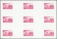 ** Schardscha / Sharjah: 1972. Progressive Proof (6 Phases) In Complete Sheets Containing Gutter Pairs For The First 1r - Sharjah