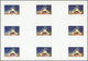 ** Schardscha / Sharjah: 1972. Progressive Proof (6 Phases) In Complete Sheets Containing Gutter Pairs For The Second 1r - Sharjah