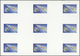 ** Schardscha / Sharjah: 1972. Progressive Proof (6 Phases) In Complete Sheets Containing Gutter Pairs For The Third 1r - Sharjah