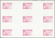 ** Schardscha / Sharjah: 1972. Progressive Proof (6 Phases) In Complete Sheets Containing Gutter Pairs For The Third 1r - Sharjah