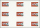 ** Schardscha / Sharjah: 1972. Progressive Proof (6 Phases) In Complete Sheets Containing Gutter Pairs For The Fourth 1r - Sharjah