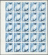 ** Schardscha / Sharjah: 1972. Progressive Proof (6 Phases) In Complete Sheets Of 25 For The 20dh Value Of The CATS Seri - Sharjah