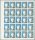 ** Schardscha / Sharjah: 1972. Progressive Proof (6 Phases) In Complete Sheets Of 25 For The 25dh Value Of The CATS Seri - Sharjah