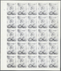 ** Schardscha / Sharjah: 1972. Progressive Proof (6 Phases) In Complete Sheets Of 25 For The 2r Value Of The CATS Series - Sharjah