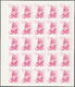 ** Schardscha / Sharjah: 1972. Progressive Proof (6 Phases) In Complete Sheets Of 25 For The 2r Value Of The CATS Series - Sharjah