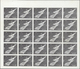 ** Schardscha / Sharjah: 1972. Progressive Proof (5 Phases) In Complete Sheets Of 25 For The Second 1r Value Of The APOL - Sharjah