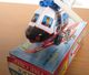 FIRE CHIEF HELICOPTER VINTAGE WIND-UP TOYS HR-822 KOREA - Giocattoli Antichi