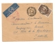 LETTRE PAR AVION  1941 DE ALGER BOURSE  A MARSEILLE COMMANDANT DU KROUMIR /  CACHET MARINE EN ALGERIE CPA933 - Briefe U. Dokumente