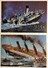 TITANIC - Lot Of 6 Cardboard - NOT POSTCARD - Piroscafi