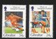 1996 Gibraltar European Football    Complete Set Of 4 MNH - Gibilterra