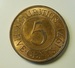 Mauritius 5 Cents 1971 Varnished - Mauritius