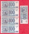 Russie 10 Billets De 100 Roubles 1993 Dans L 'état - Lots & Kiloware - Banknotes