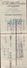 LES FILS ALBERT BOUCHON à NASSANDRES , Sucres Raffinés , HONFLEUR , CAEN  En 1929 Timbres Fiscal - Chèques & Chèques De Voyage