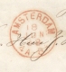 Nederland - 1868 - Complete Vouwbrief Van SLOTEN (PEP 6285-01) Via AMSTERDAM Naar HAARLEM - ...-1852 Prephilately