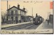 CPA. - HOUILLES - LES QUAIS DE LA GARE -TRAIN Et ANIMATION - TBE - - Houilles