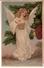 Christmas Card Angel Gifts MSIB Embossed VINTAGE PHOTO POSTCARD 1910 - Anges