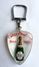 PORTE CLES KEY CHAIN BOURBON Forme écusson - CHAMPAGNE CANARD DUCHENE Brut Rose  - INCLUSION Bulle Mobile - Key-rings