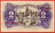 BILLETE DE - 2 PESETAS ESPAÑA ALEGORIA , SERIE A 9170684 MBC - 1-2 Pesetas