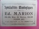 Petit Calendrier De Poche à Deux Volets/Retour De Pêche/Ed Marion/Spécialités &OElig;nologiques/Rue De Bercy/Paris/1924 - Petit Format : 1921-40