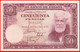 ESPAÑA BILLETE DE 50 Ptas. DEL 31 DE DICIEMBRE 1951.....SIN SERIE Nº 0863438  ( BILLETE PLANCHA PERFECTO ESTADO SIN CIRC - 50 Pesetas