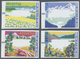 ** Thematik: Alpen / Alps: 1996, Switzerland Machine Labels, "Swiss Countryside During The Seasons", All Four Values Wit - Non Classificati