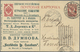 GA Thematik: Anzeigenganzsachen / Advertising Postal Stationery: 1911, Russland. Anzeigen-Postkarte 3 Kon Mit Illustrier - Non Classificati