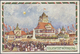 GA Thematik: Ballon-Luftfahrt / Balloon-aviation: 1903/1908, Bayern. Lot Mit 1 Privat-Postkarte 5 Pf Wappen "Volksfest N - Alberi