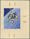 Thematik: Raumfahrt / Astronautics: 1969, Fujeira. Final Artist's Drawing For The 50dh Value Of The Series "Apollo Space - Altri & Non Classificati